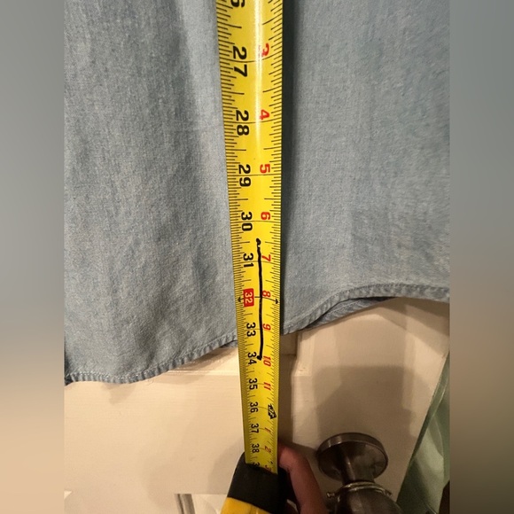 Vintage 90’s Looney Tunes Warner Bros Studio Store Denim Jean Shirt XL - Picture 6 of 7